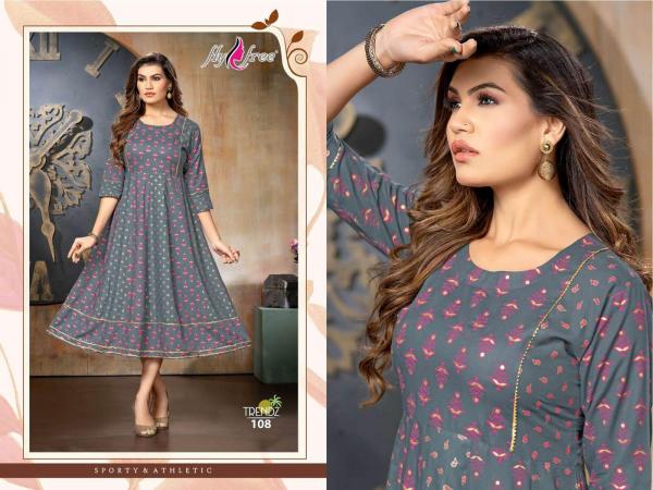 Fly Free Trendz Ethnic Wear Anarkali Kurti Collection